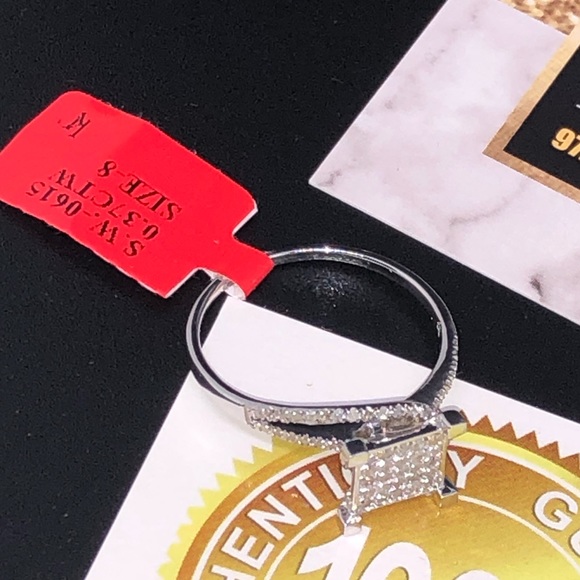 Real Diamond Made In Turkey exclusive design not CZ all natural genuine diamond - Picture 6 of 9